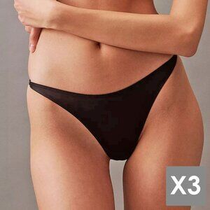Calvin Klein Minimalist Microfiber Thong, Lot of 3, NWT